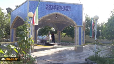 بازدید دکتر نجفی معاون هماهنگ کننده امور پردیسهای استان از پیشرفت کار المان شهید گمنام در پردیس شهید مطهری امروز شنبه ۱/ ۳/ ۱۴۰۰