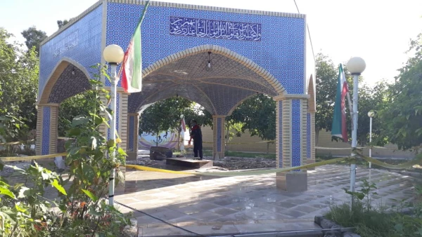 بازدید دکتر نجفی معاون هماهنگ کننده امور پردیسهای استان از پیشرفت کار المان شهید گمنام در پردیس شهید مطهری امروز شنبه ۱/ ۳/ ۱۴۰۰ 2