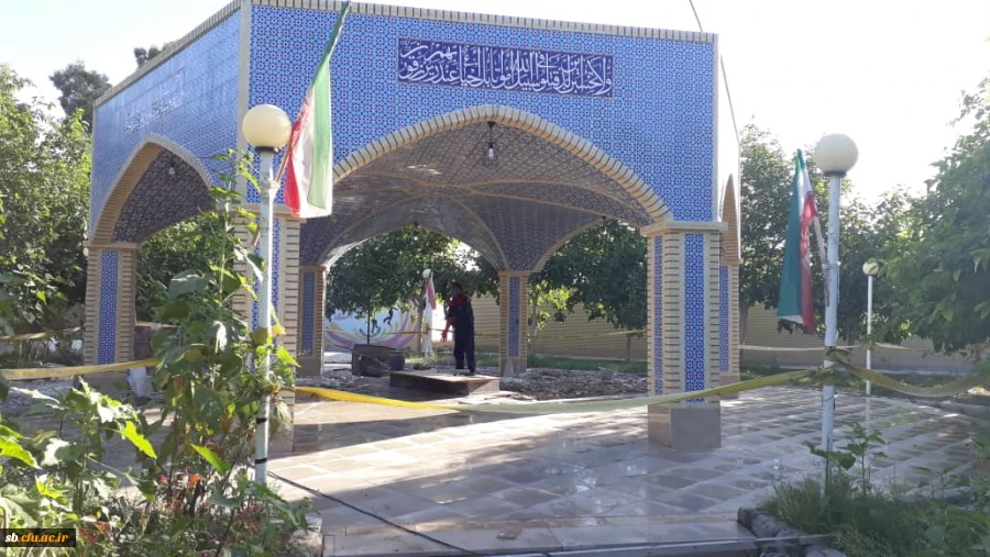 بازدید دکتر نجفی معاون هماهنگ کننده امور پردیسهای استان از پیشرفت کار المان شهید گمنام در پردیس شهید مطهری امروز شنبه ۱/ ۳/ ۱۴۰۰ 2