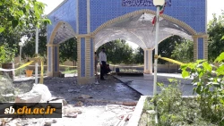 بازدید دکتر نجفی معاون هماهنگ کننده امور پردیسهای استان از پیشرفت کار المان شهید گمنام در پردیس شهید مطهری امروز شنبه ۱/ ۳/ ۱۴۰۰ 3