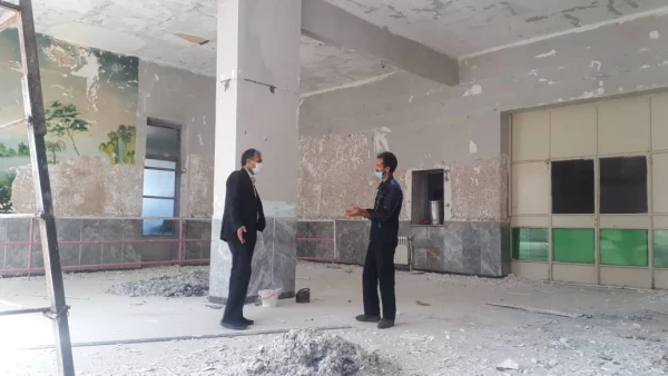 بازدید دکتر نیک پناه،پردیس شهید مطهری 3