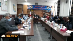 جلسه شورای آموزشی دانشگاه فرهنگیان استان 2