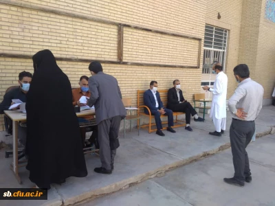 بازدید مدیریت دانشگاه فرهنگیان استان از ثبت نام مهارت آموزان مرکز شهید حسینی طباطبایی