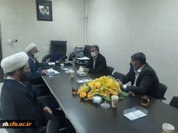 دیدار مدیریت دانشگاه فرهنگیان استان سیستان وبلوچستان با مسئول دفاتر نهاد رهبری در دانشگاههای استان