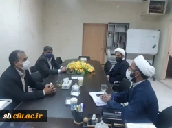 دیدار مدیریت دانشگاه فرهنگیان استان سیستان وبلوچستان با مسئول دفاتر نهاد رهبری در دانشگاههای استان 3