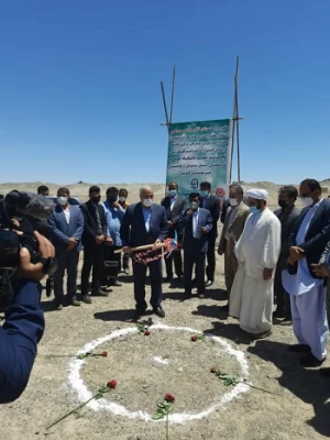 با حضور استاندار سیستان و بلوچستان؛ مجتمع دانشگاهی فرهنگیان استان کلنگ زنی شد 5