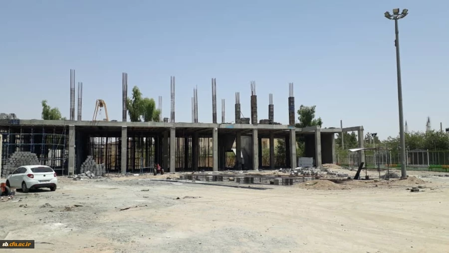 گزارش تصویری از مراحل پیشرفت ساختمان آموزشی پردیس شهید مطهری دانشگاه فرهنگیان زاهدان 4