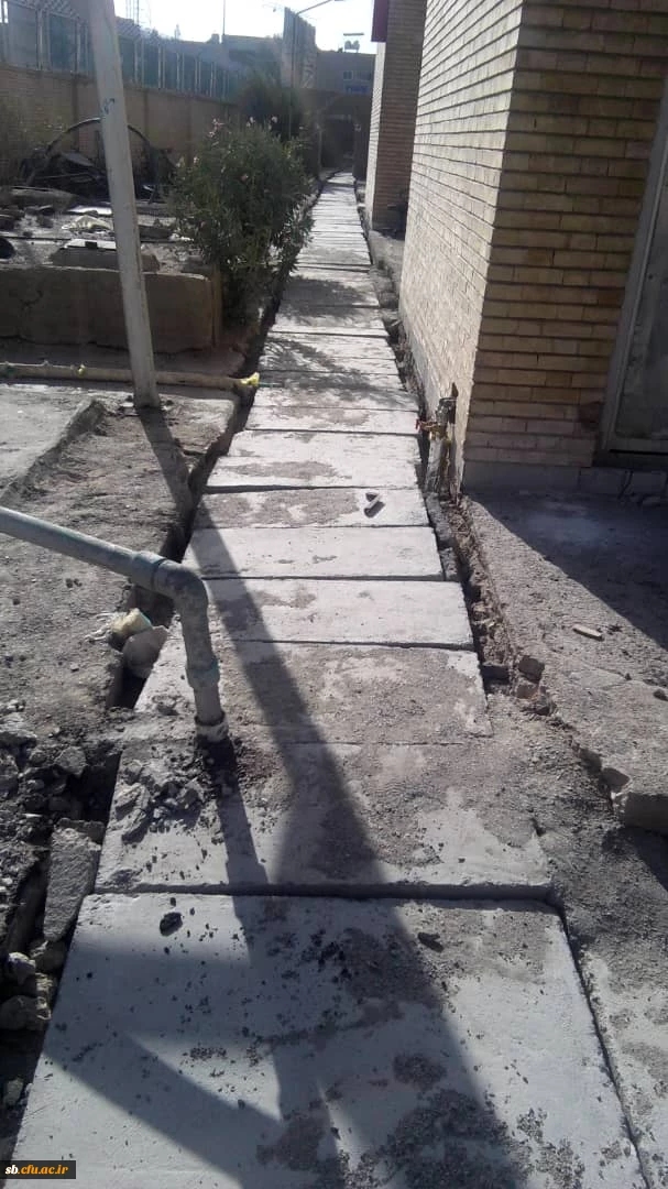  پروژه ی(لوله کشی انتقال انرژی)پردیس رسالت در حال اتمام است 2