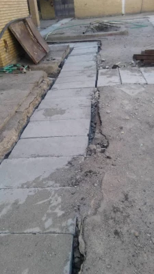 مراحل پیشرفت تعویض لوله های  انتقال انرژی پردیس رسالت 6