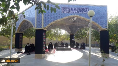 برگزاری زیارت عاشورا در جوار مزار شهید گمنام پردیس شهید مطهری