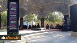 برگزاری زیارت عاشورا در جوار مزار شهید گمنام پردیس شهید مطهری 4