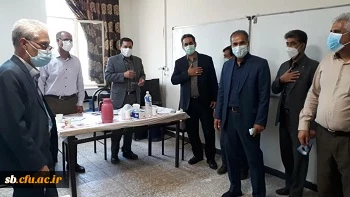 بازدید مدیر دانشگاه فرهنگیان استان سیستان وبلوچستان و مدیرکل آموزش و پرورش استان از روند انجام مصاحبه معرفی شدگان چند برابر ظرفیت دانشگاه فرهنگیان