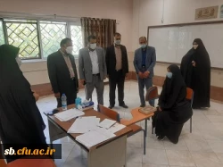 بازدید مدیر دانشگاه فرهنگیان استان سیستان وبلوچستان و مدیرکل آموزش و پرورش استان از روند انجام مصاحبه معرفی شدگان چند برابر ظرفیت دانشگاه فرهنگیان 4