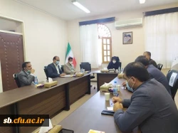 نشست هم اندیشی مدیر دانشگاه فرهنگیان استان با معاون استانداری سیستان وبلوچستان 4