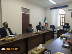 نشست هم اندیشی مدیر دانشگاه فرهنگیان استان با معاون استانداری سیستان وبلوچستان 6