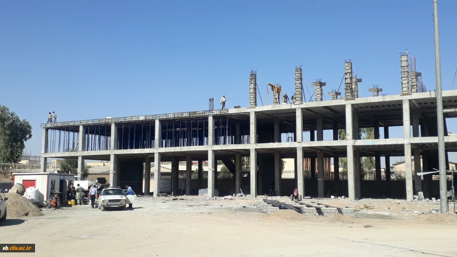 گزارش تصویری از پیشرفت ساختمان آموزشی جدید پردیس شهید مطهری 2