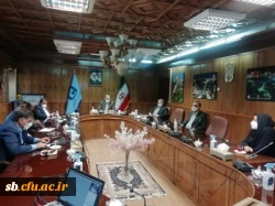 جلسه شورای نظارت و ارزیابی دانشگاه سیستان و بلوچستان با حضوردانشگاه فرهنگیان   2