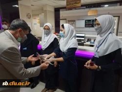 
تجلیل مسئولان دانشگاه فرهنگیان سیستان و بلوچستان از  پرستاران بیمارستان علی ابن ابیطالب شهرستان زاهدان
 8