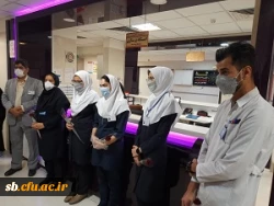 
تجلیل مسئولان دانشگاه فرهنگیان سیستان و بلوچستان از  پرستاران بیمارستان علی ابن ابیطالب شهرستان زاهدان
 11