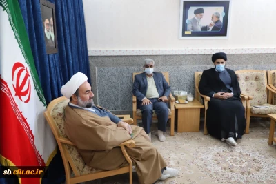 دیدار سرپرست دانشگاه فرهنگیان استان با آیت الله محامی نماینده ولی فقیه در استان سیستان و بلوچستان