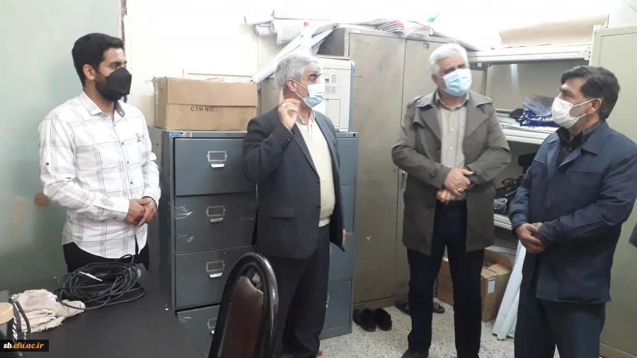 بازدید دکتر علیرضا کیخا  سرپرست امور پردیس های استان  از پردیس شهید مطهری  2