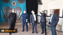 بازدید دکتر علیرضا کیخا  سرپرست امور پردیس های استان  از پردیس شهید مطهری  2