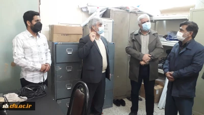 بازدید دکتر علیرضا کیخا  سرپرست امور پردیس های استان  از پردیس شهید مطهری 