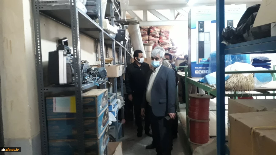 بازدید دکتر علیرضا کیخا  سرپرست امور پردیس های استان  از پردیس شهید مطهری  4