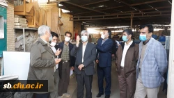 بازدید دکتر علیرضا کیخا  سرپرست امور پردیس های استان  از پردیس شهید مطهری  5