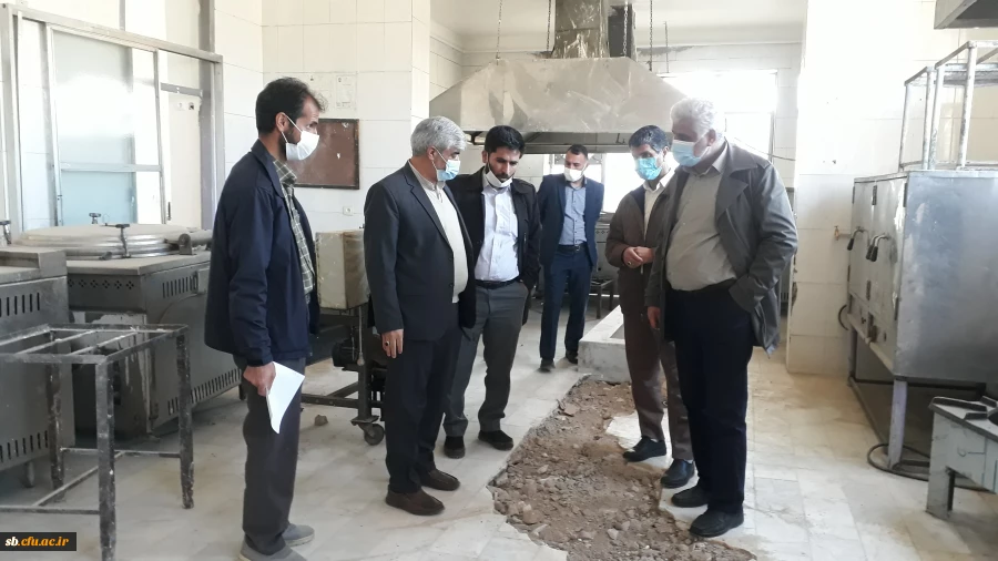 بازدید دکتر علیرضا کیخا  سرپرست امور پردیس های استان  از پردیس شهید مطهری  6