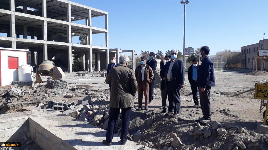 بازدید دکتر علیرضا کیخا  سرپرست امور پردیس های استان  از پردیس شهید مطهری  7