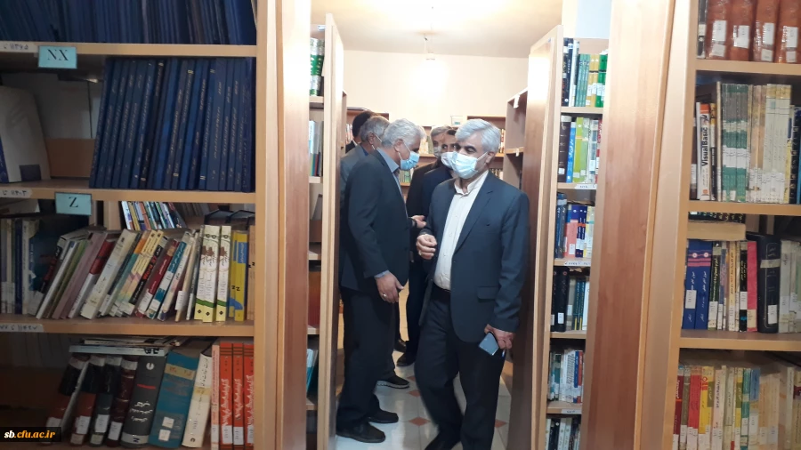 بازدید دکتر علیرضا کیخا  سرپرست امور پردیس های استان  از پردیس شهید مطهری  9