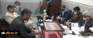 دیدار حسنعلی میرعبدی مدیرکل آموزش وپرورش استان با دکتر علیرضا کیخا مدیریت   دانشگاه فرهنگیان استان