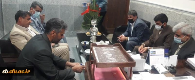 دیدار حسنعلی میرعبدی مدیرکل آموزش وپرورش استان با دکتر علیرضا کیخا مدیریت   دانشگاه فرهنگیان استان