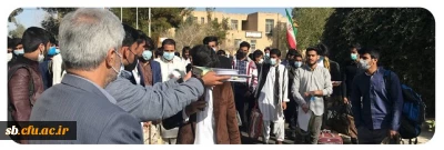 عزیمت دانشجومعلمان پسر استان سیستان وبلوچستان با دودستگاه اتوبوس به اردوی راهیان نور
