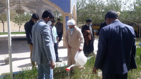 کاشت نهال به مناسبت هفته منابع طبیعی وروز درختکاری توسط دانشجویان پردیس های استان 2