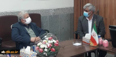 دیدارصمیمی دکتردهمرده نماینده محترم مردم شریف زابل وعضوکمیسیون آموزش وتحقیقات مجلس شورای اسلامی با علیرضا کیخاسرپرست دانشگاه فرهنگیان سیستان وبلوچستان