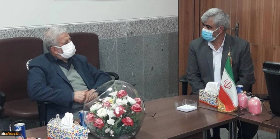 دیدارصمیمی دکتردهمرده نماینده محترم مردم شریف زابل وعضوکمیسیون آموزش وتحقیقات مجلس شورای اسلامی با علیرضا کیخاسرپرست دانشگاه فرهنگیان سیستان وبلوچستان 2