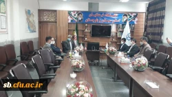 دیدارصمیمی دکتردهمرده نماینده محترم مردم شریف زابل وعضوکمیسیون آموزش وتحقیقات مجلس شورای اسلامی با علیرضا کیخاسرپرست دانشگاه فرهنگیان سیستان وبلوچستان 3