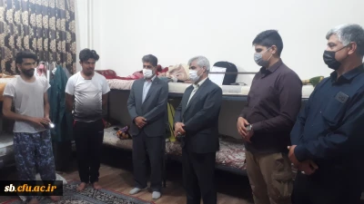 بازدید مدیریت امور پردیس ها از اماکن خوابگاهی ورفاهی دانشجویان 