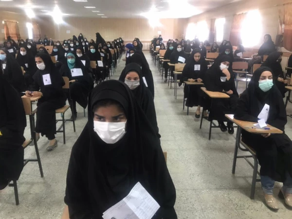 امتحانات پایان ترم پردیس رسالت به صورت حضوری در حال برگزاری می باشد 4