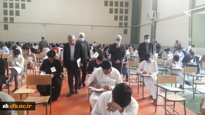 بازدید دکتر رحیمی مدیر محترم بهسازی ومنابع انسانی دانشگاه فرهنگیان از  حوزه امتحانی پردیس شهید مطهری 