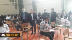 بازدید دکتر رحیمی مدیر محترم بهسازی ومنابع انسانی دانشگاه فرهنگیان از  حوزه امتحانی پردیس شهید مطهری  3