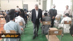 بازدید دکتر رحیمی مدیر محترم بهسازی ومنابع انسانی دانشگاه فرهنگیان از  حوزه امتحانی پردیس شهید مطهری  4