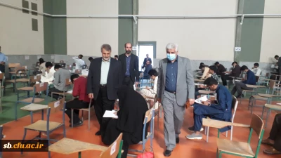 بازدید از حوزه امتحانی  دانشجویان پردیس شهید مطهری 