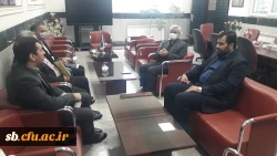 دیدار سفیران مهر دانشگاه فرهنگیان بامدیر کل نوسازی استان سیستان وبلوچستان 3