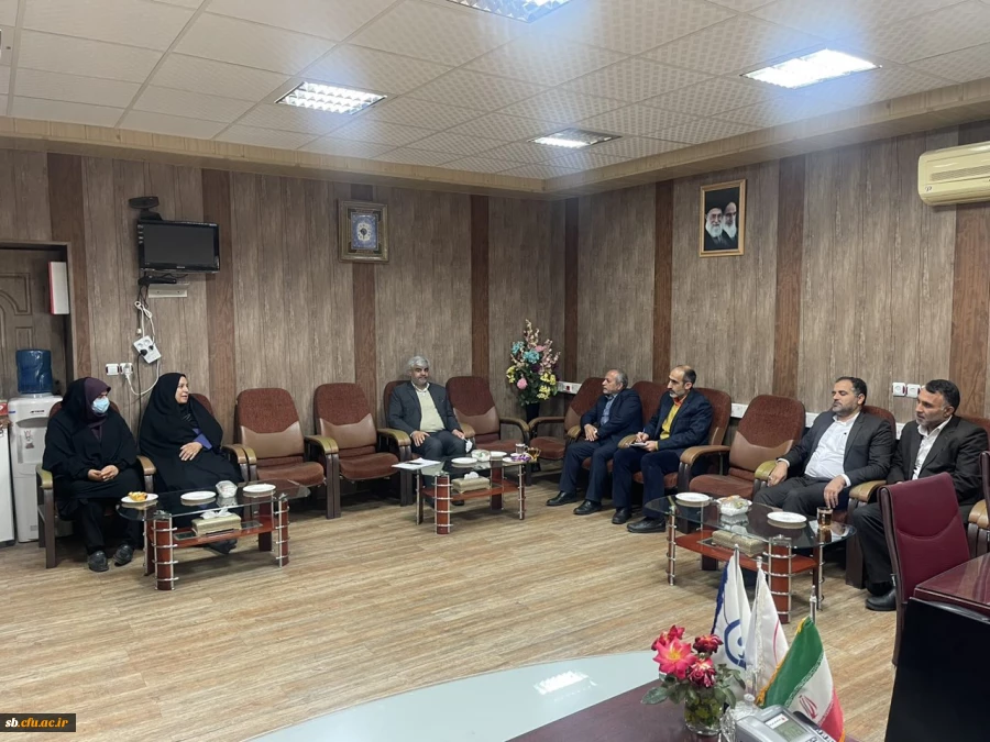 جناب اقای  دکتر رحیمی و اقای قاسمی پوری مسئولین حراست سازمان مرکزی دانشگاه فرهنگیان 2