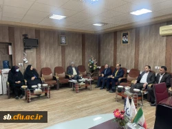 بازدیدجناب اقای  دکتر رحیمی و اقای قاسمی پوری مسئولین حراست سازمان مرکزی دانشگاه فرهنگیان 2