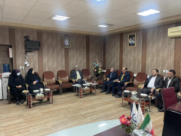 بازدیدجناب اقای  دکتر رحیمی و اقای قاسمی پوری مسئولین حراست سازمان مرکزی دانشگاه فرهنگیان 2