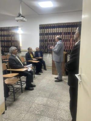 بازدیدجناب اقای  دکتر رحیمی و اقای قاسمی پوری مسئولین حراست سازمان مرکزی دانشگاه فرهنگیان 2